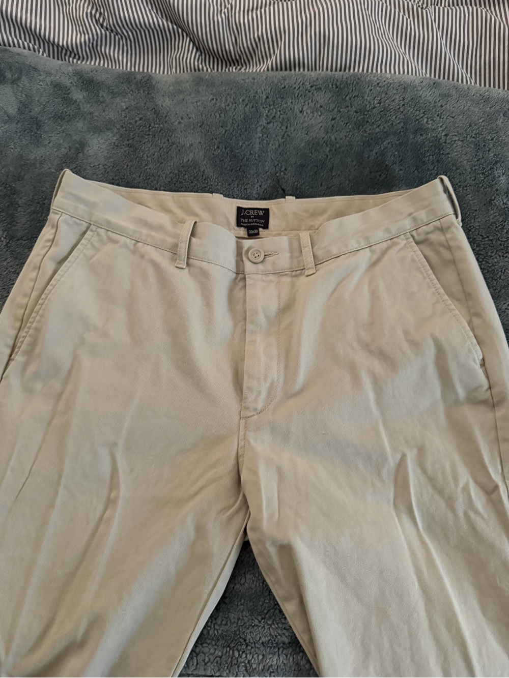 J. Crew Men's Light Beige Chino Pants